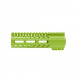 AR-15 M-LOK  Super Slim Free Float Handguard - Cerakote Zombie Green (OPTIONS AVAILABLE)